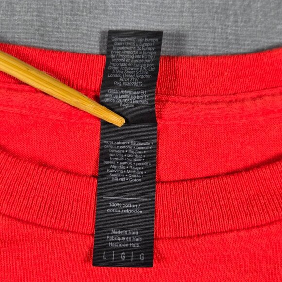 Gildan Red L T-Shirt Original Spicy Hot Sauce Tee‎ Foodie Streetwear Humor - Picture 7 of 12